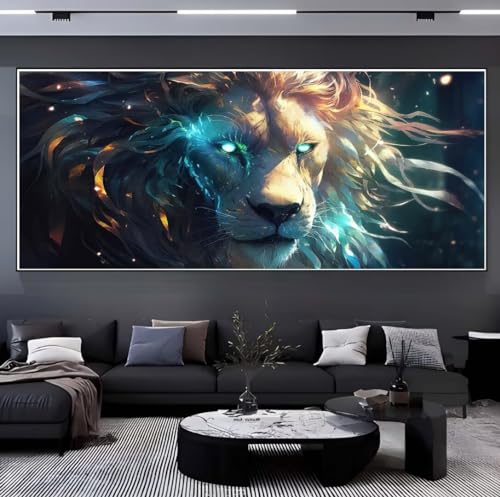Full drill diamond painting point de croix lions f126 pour occuper vos soirées