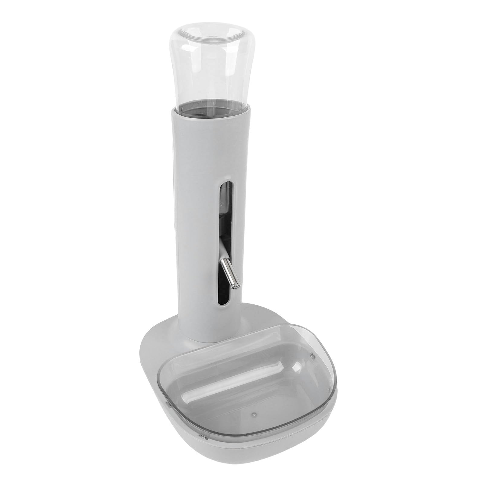 Distributore D'acqua in Piedi per Animali Domestici, Altezza (GRAY)