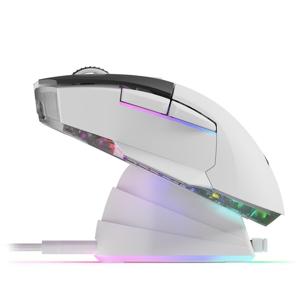 Sharkoon SGM50W mouse Giocare Mano destra RF Wireless + USB Type-A Ottico 6400 DPI
