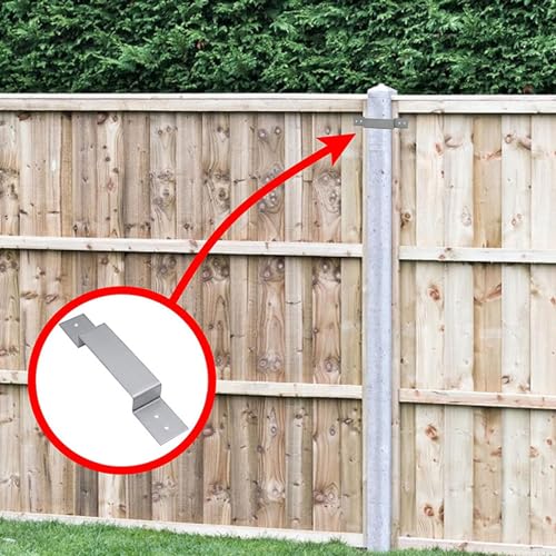 10 Post panneau clôture pour jardin support colonne à fixation rapide robuste