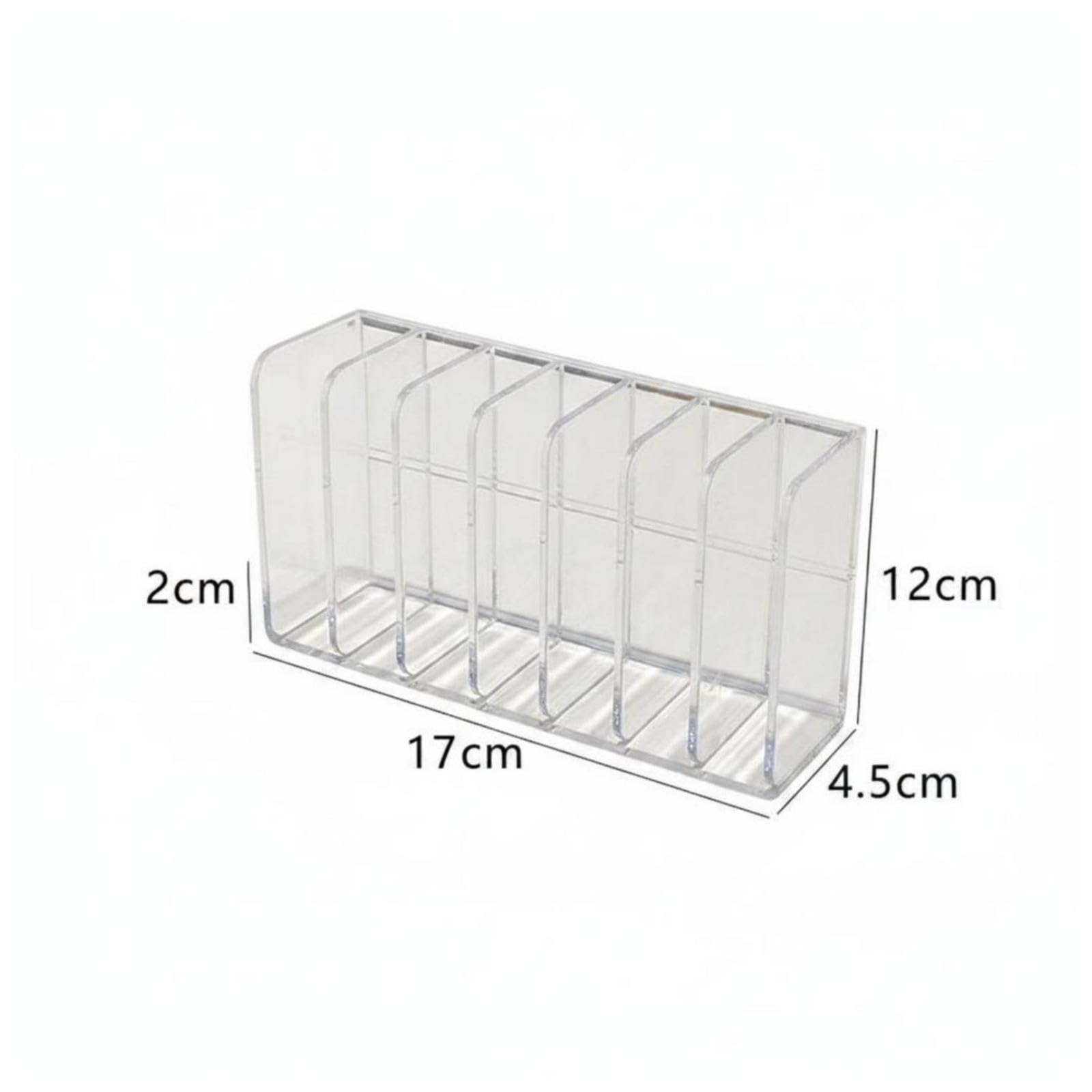TISHITA 5 Stück Kosmetik Organizer Make Up Aufbewahrung Ablage Schminkständer Tubenhalter Aus Acryl mit Mehrfachfächern für Stehende Lagerung für Waschbeckenb, 5 Stück