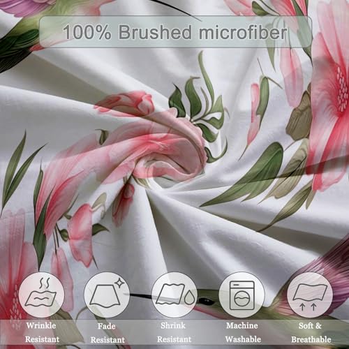 Sets de housse couette en microfibre anti-plis avec fermeture éclair - 8
