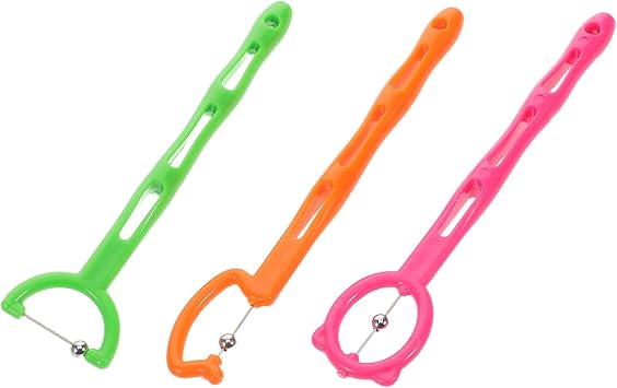 3pcs Tongue Tip Training Tool Stainless Steel ABS for Boy Girl