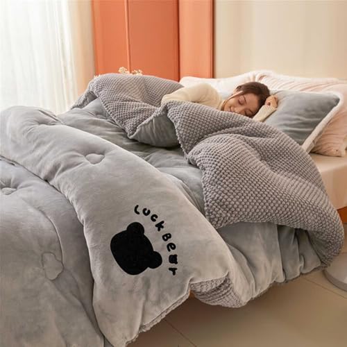 YSZBD Piumone Letto Matrimoniale Leggero Coperta Calda Imbottita Invernale Letto Matrimoniale Piumone Matrimoniale 4 Stagioni(#1,150x200cm-2kg)