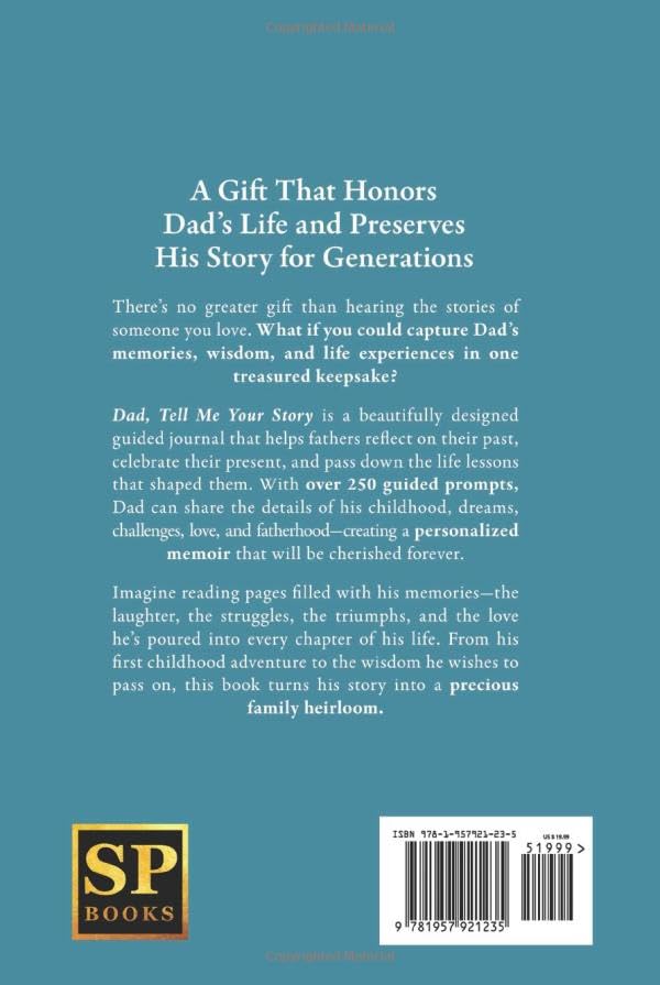 Dad, Tell Me Your Story: A Guided Journal for Dad to Share his Life, Love, and Memories - Image 2