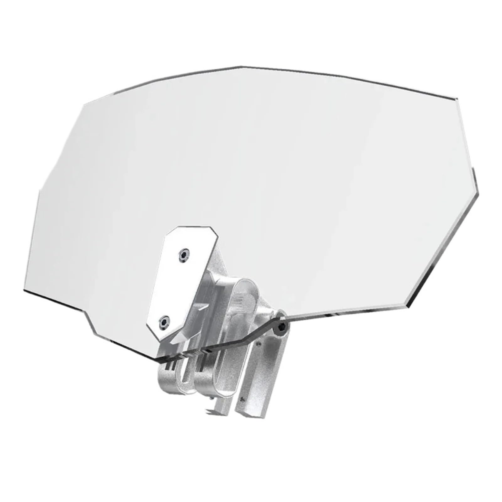 Parabrezza for scooter | Clip universale for moto sul parabrezza, estensione spoiler, deflettore aria(155mmX315mm Clear)