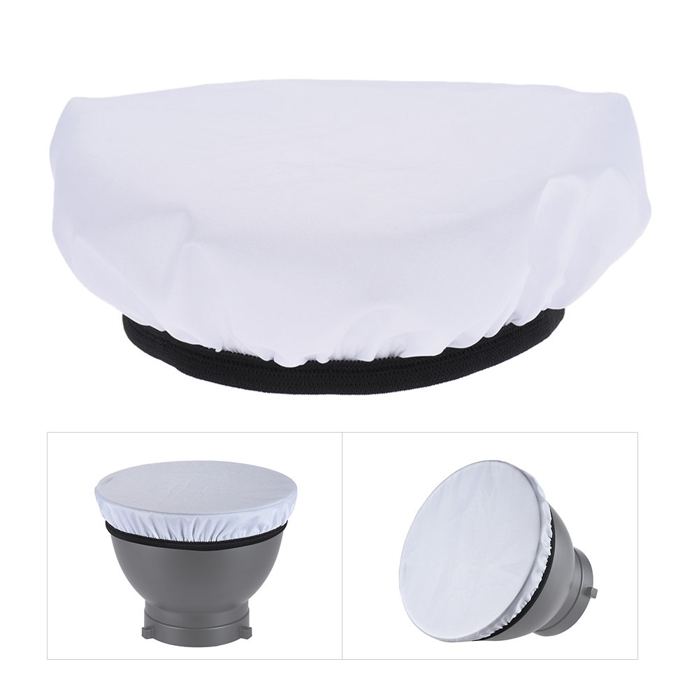Andoer Fotografia Panno Morbido Diffusore per 7inch/18cm Fotografia Flash Reflector
