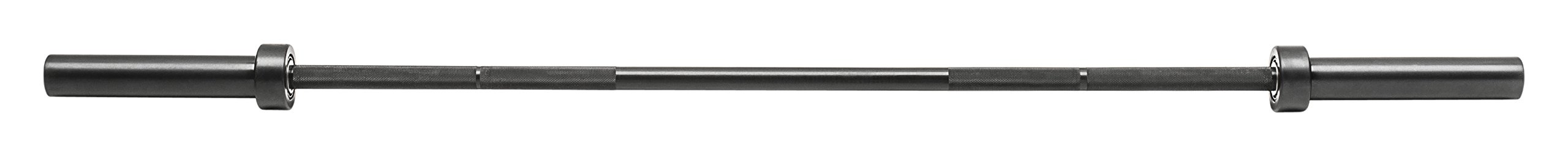 Bad Company Sztanga długa 152-220 cm 50 mm Olympia czarna I sztanga długa bez obciążników z łożyskiem kulkowym w zestawie z zapięciami sprężynowymi 50/51 mm I sztanga długa do 750 kg