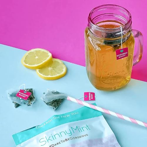 Skinnymint Morning Boost Teatox. All-Natural And Powerful Detox Tea. Boosts Energy And Strengthens Immunity. #TOP2