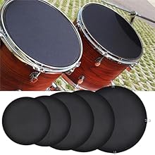 [SUPERIOR NOISE REDUCTION] Enjoy the freedom to practice anytime with our premium Drum Silencer Pads designed to significantly reduce the sound of bass drums while maintaining excellent acoustics. good for quiet practice sessions at home without dist...