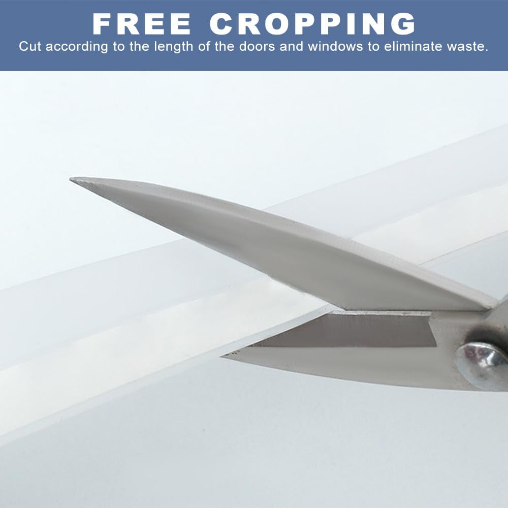 CURTES Window Sealing Tape, Weatherproof Plastic Windproof Window