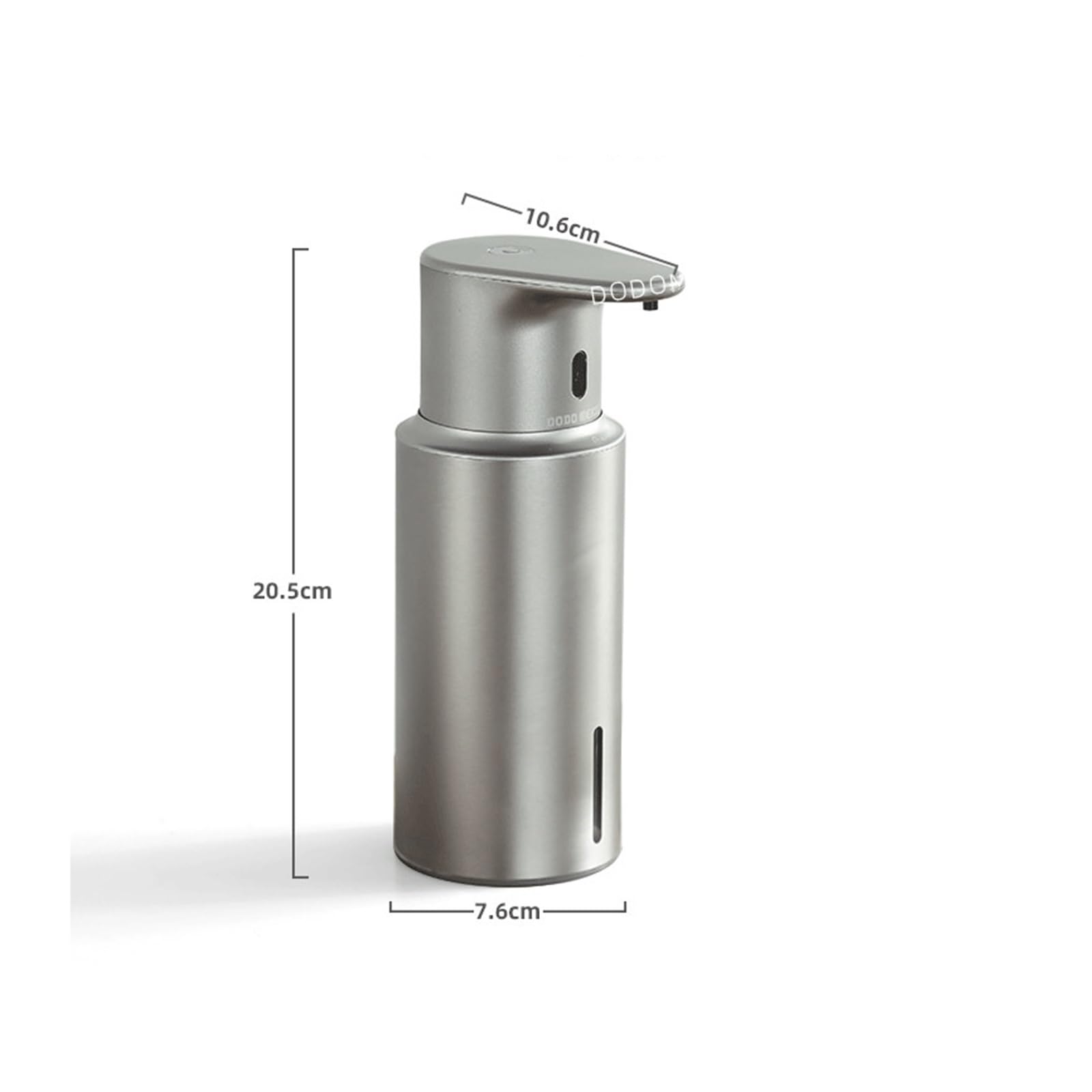 Dispensador de Jabón Dispensador de jabón Acero Inoxidable sin Contacto: fácil Limpiar, Disponible Tanto en Modelos encimera como Pared Dosificador de líquido