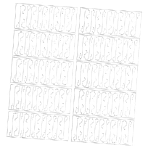 Alipis Xmas Ornament Hanging Hooks 100pcs Plastic Christmas Ball Hooks for Tree Decorations Home