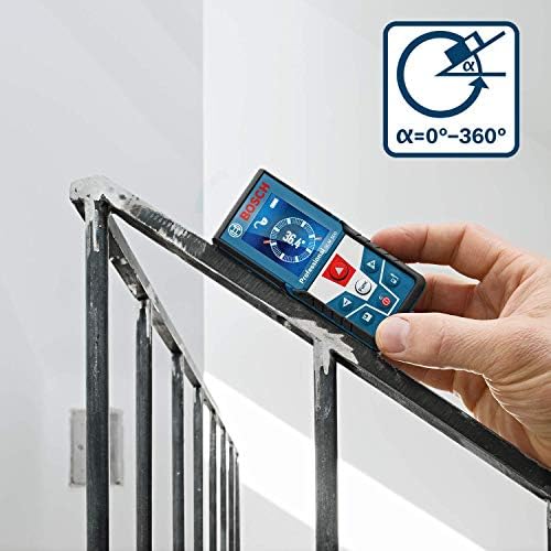 Bosch Professional Laser Measure GLM 500 (Working Range: 0.05m-50m, Incline Range: 0  360°, Measurement Accuracy: +/- 1.5 mm, 2x Batteries AAA, in cardboard box)