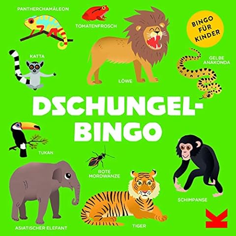Laurence King Verlag Dschungel-Bingo Familienspiel Cover