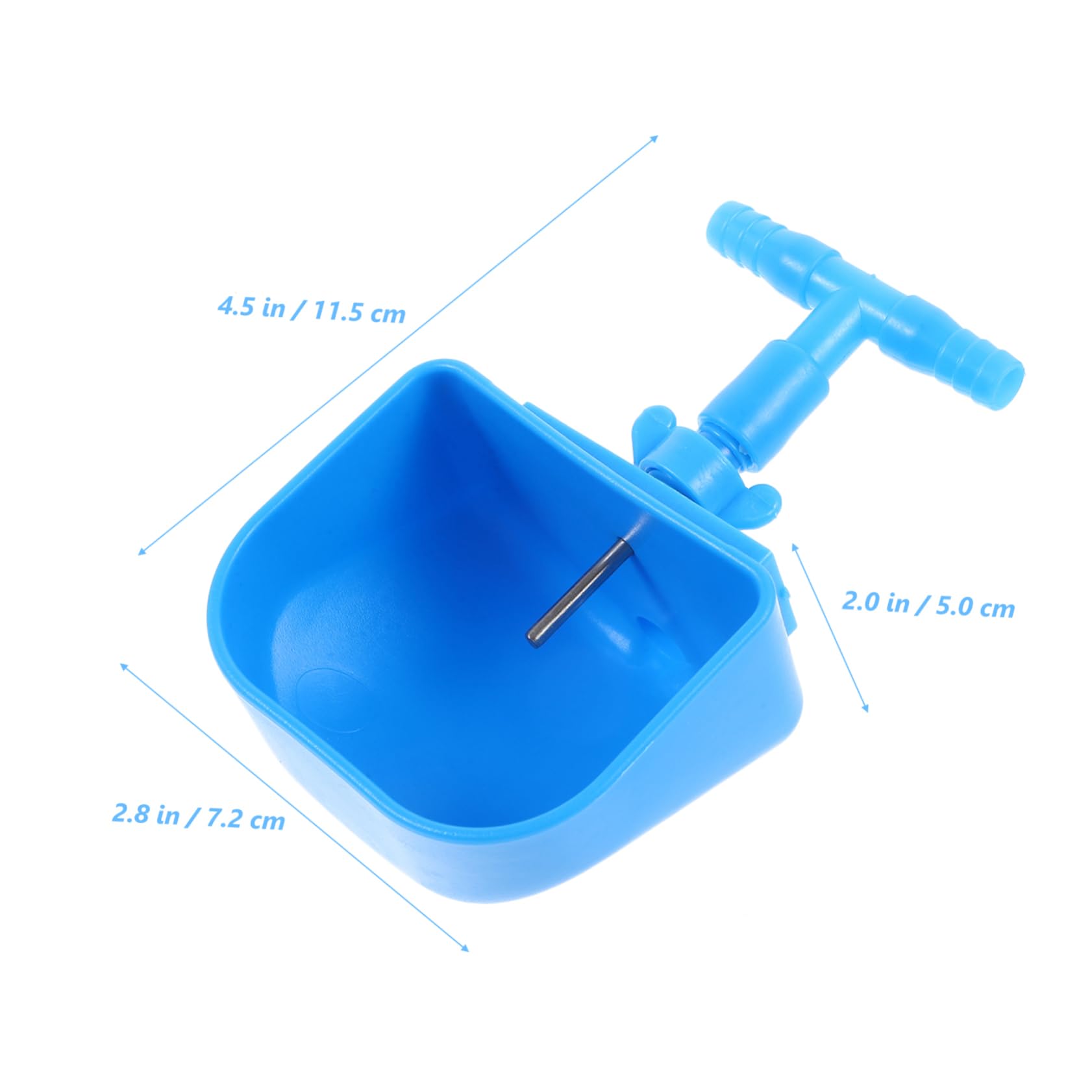 CIYODO Rabbit Food and Water Dispenser Automatic Drinking Device for Rabbits Safe and Comfortable Design for Small Animals