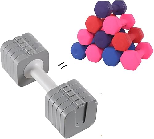 Miniatura 4 de Juego de mancuernas ajustables, pesas para mujer, patente D988438S