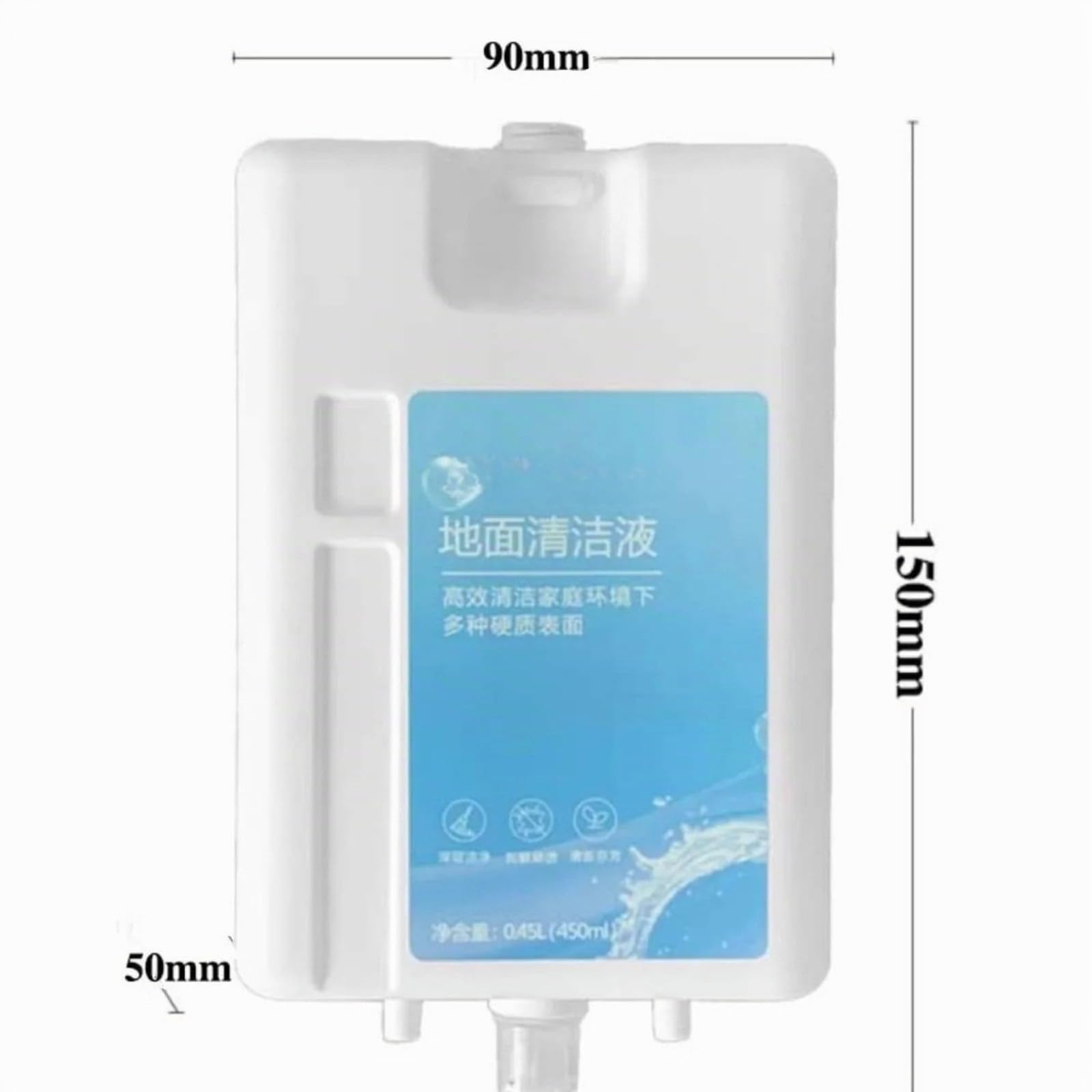 Soluzione per la pulizia dei pavimenti。 Compatibile per Dreame L20 Ultra。 Sostituzioni di liquidi per aspirapolvere, soluzione detergente da 450 ml (15,2 fl oz)(3pack)