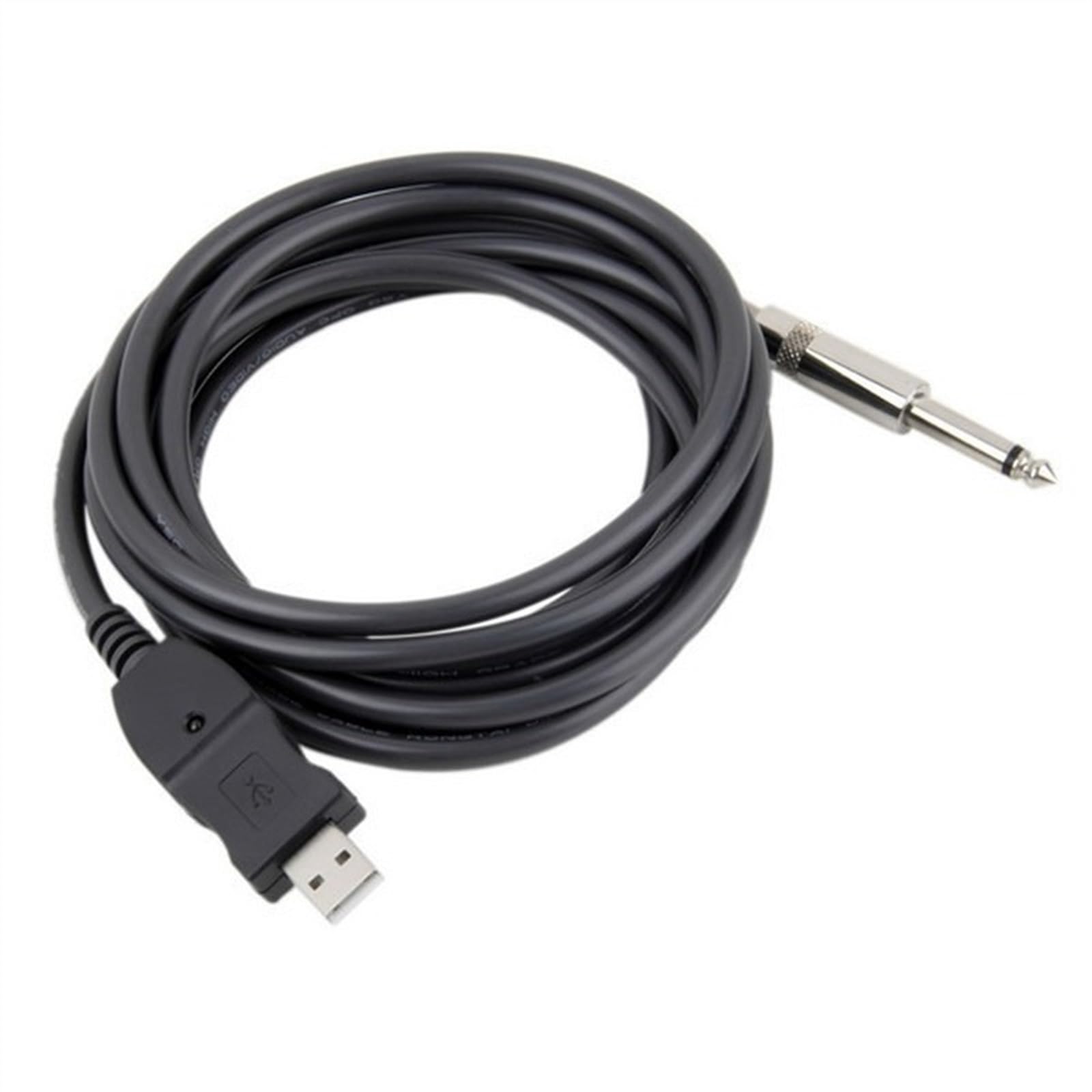 kabel audio do gitary 1 Szt. 3 Metry Gitary Basowej 1/4 ''USB Do 6.3 Mm Kabel Połączeniowy Instrumentu