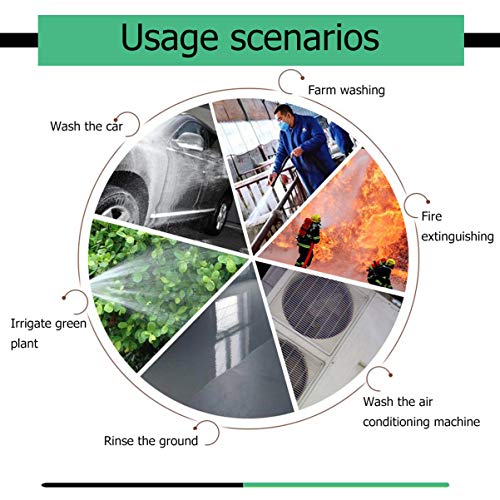 Yardwe 8Pcs Jardim Bico Pulverizador de Alta Pressão Do Bocal Da Mangueira Ajustável Bico De Lavagem