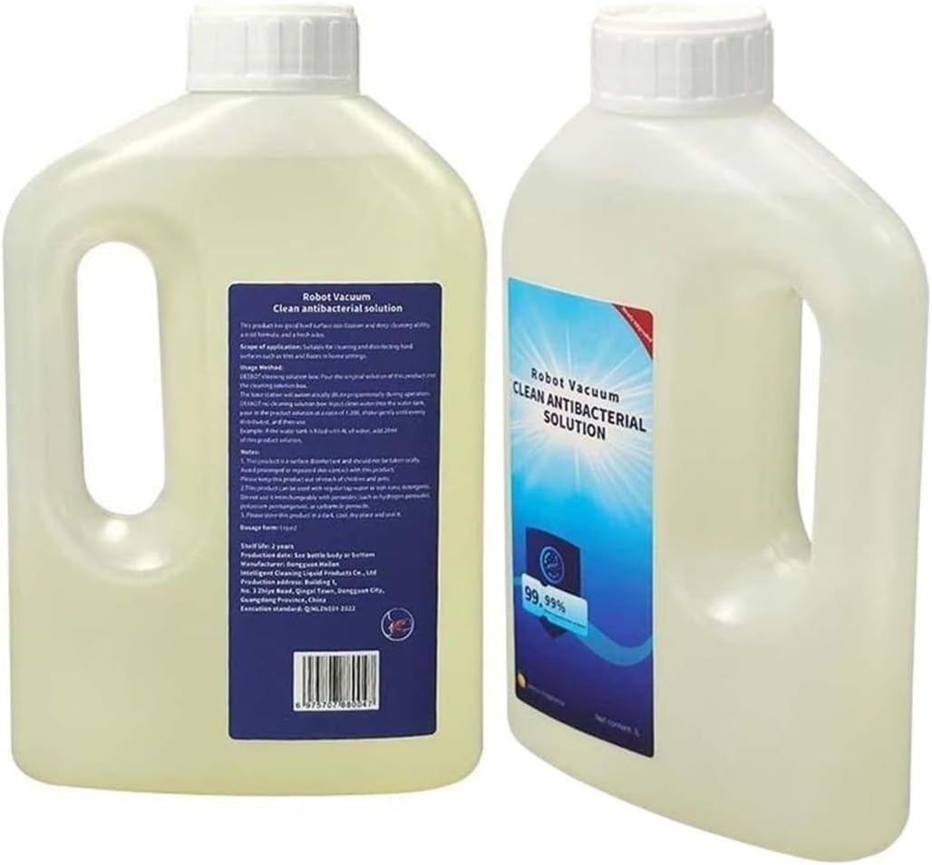 2000ml Multi-Surface Floor Cleaning Liquid. Compatible with Deebot X11 Pro Omni / T10 Omni / TX1 URBO / T30S PRO / T30S AI Vacuum Cleaners