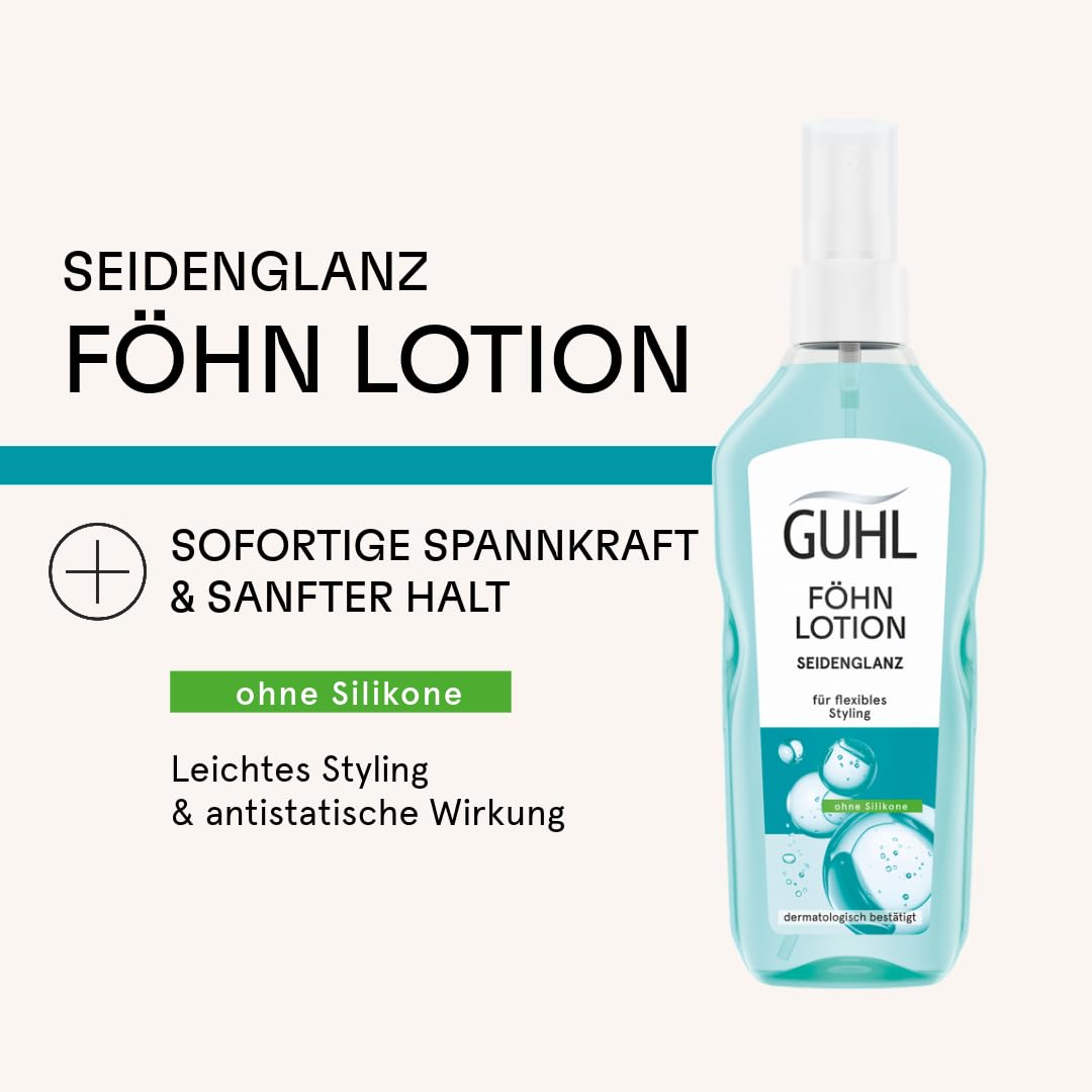 Guhl Balsam do włosów – zawartość: 150 ml – jedwabny połysk – do elastycznej stylizacji – typ włosów: wszystkie