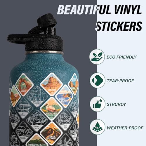 Insulated Water Bottle | Thickened Stainless Steel Vacuum Metal | Portable Sports Half Gallon Large Water Jug for Gym and Hiking with Straw, Carrier Bag, Handle Strap | BPA-Free 64 oz