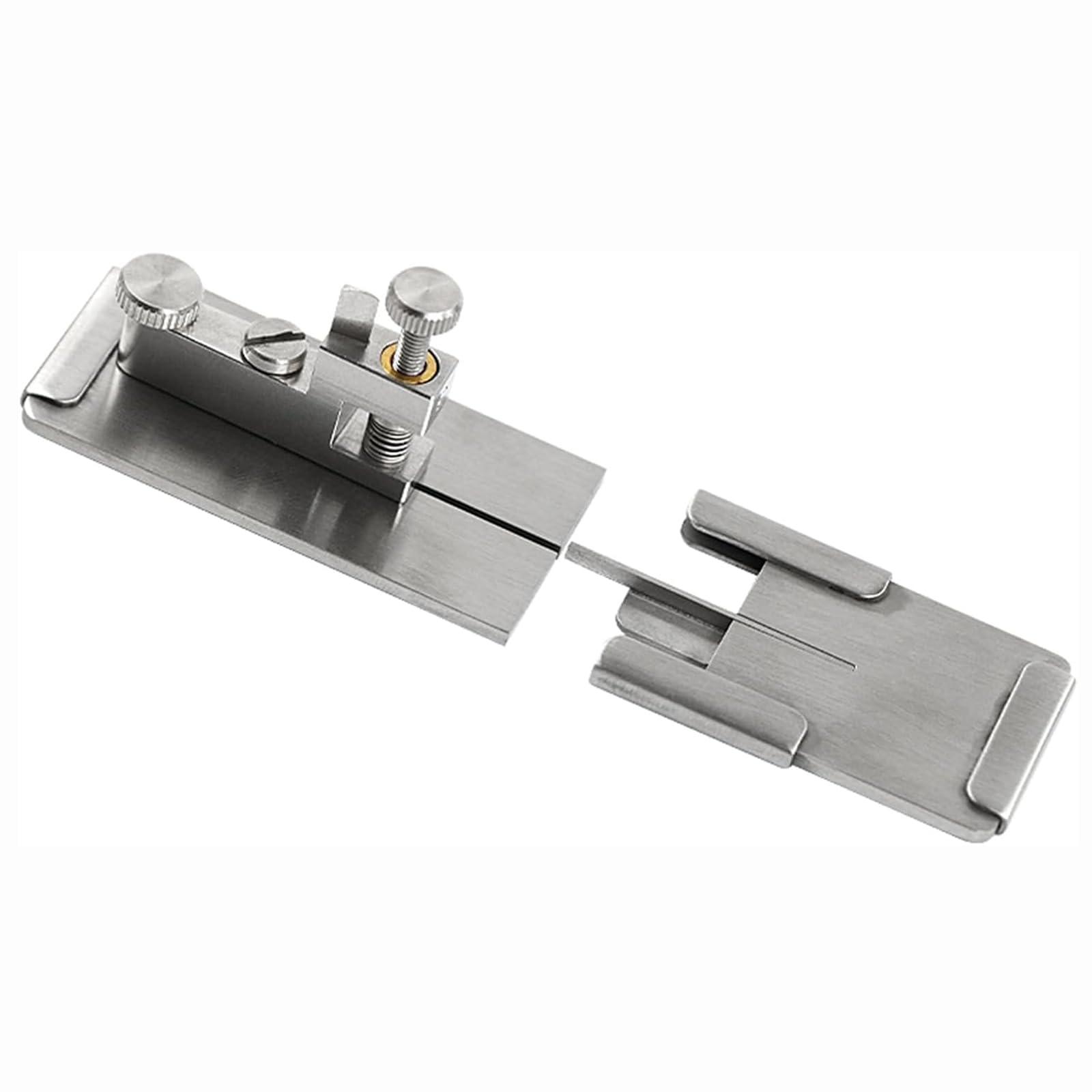 Cortador de fibra micrótomo, cortador de precisión de acero inoxidable para análisis de textiles y fibras, área de corte de 3 x 0,8 mm, grosor de 20 um