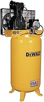 Vista 3 de DEWALT Compresor de aire vertical de 80 galones con bomba lubricada con aceite de 2 etapas, motor de inducción de 240 V resistente, 175 PSI máximo