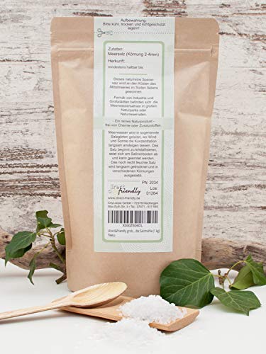 direct&friendly grobes Meersalz aus Kroatien perfekt geeignet für die Salzmühle (1 kg) - Image 4