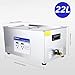 Anbull 22L/5.8Gal 480W Industrial Ultrasonic Cleaner Machine with 304 Stainless Steel and Digital Timer Heater for Wrench Tools Industrial Parts Mental Instrument Apparatus Cleaning