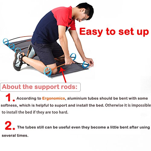 YAHILL Ultralight Pieghevole Lettino da Campeggio