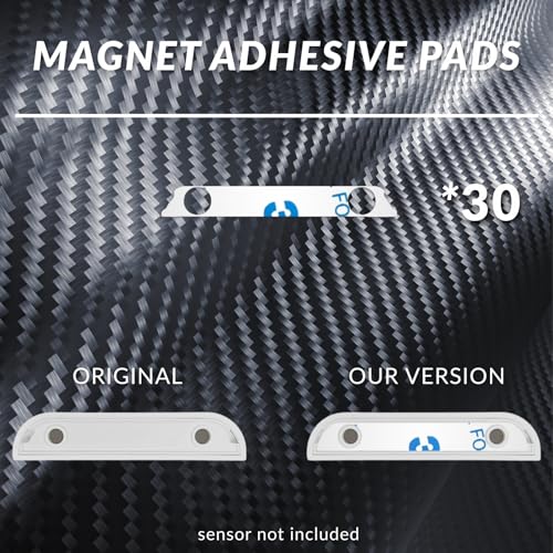 Image of Sensors Adhesive Replacement Tape for Ring Alarm Contact & Magnets (2nd Gen), Pre-Cut, Contains 30 Sensor Strips and 30 Magnetic Strips, No Cutting Needed, Strong Hold, Residue-Free Removal