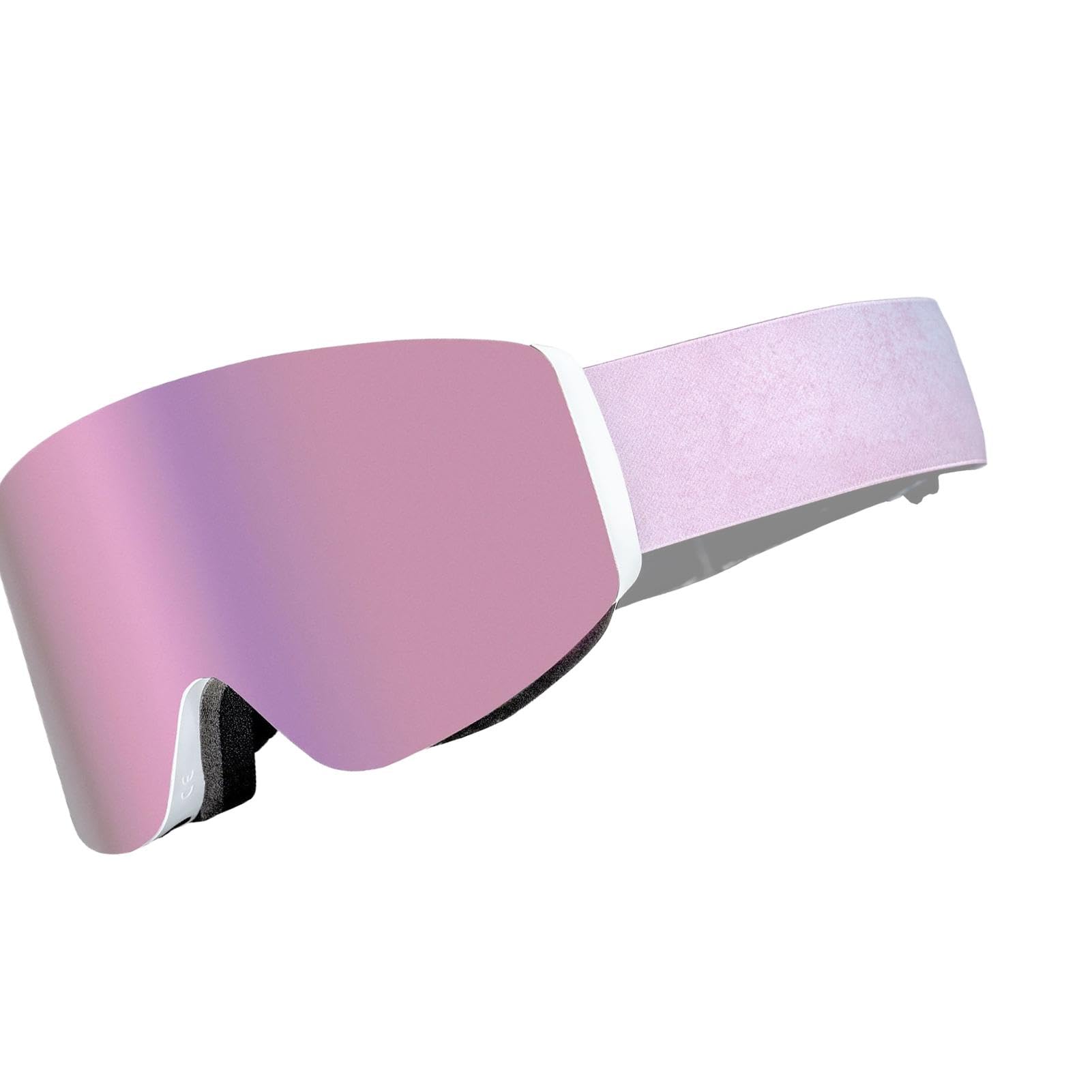 Snowboardbrille für Damen, magnetische Skibrille, 10,8 cm, blendfreie | Snowboardsicherheit, schützendes Skizubehör für Skifahren, Skates-Zubehör für Mädchen