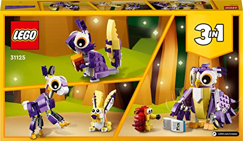 Image of LEGO Creator 3in1 Fantasy Forest Creatures 31125 Building Kit (175 Pieces)