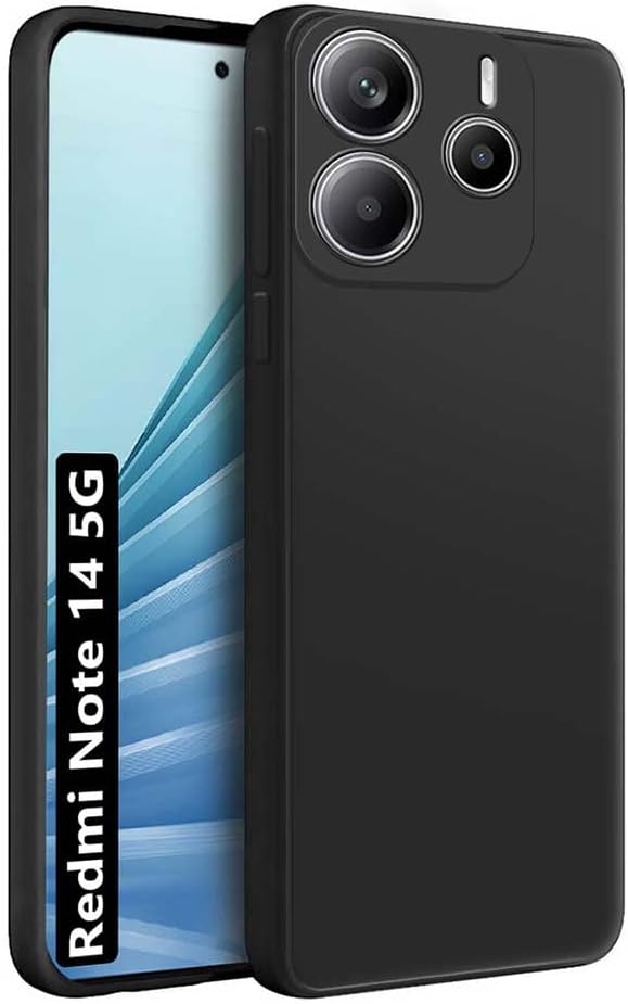 SPAZY CASE® Redmi Note 14 5G Back Cover | Rubber Case with Soft ...