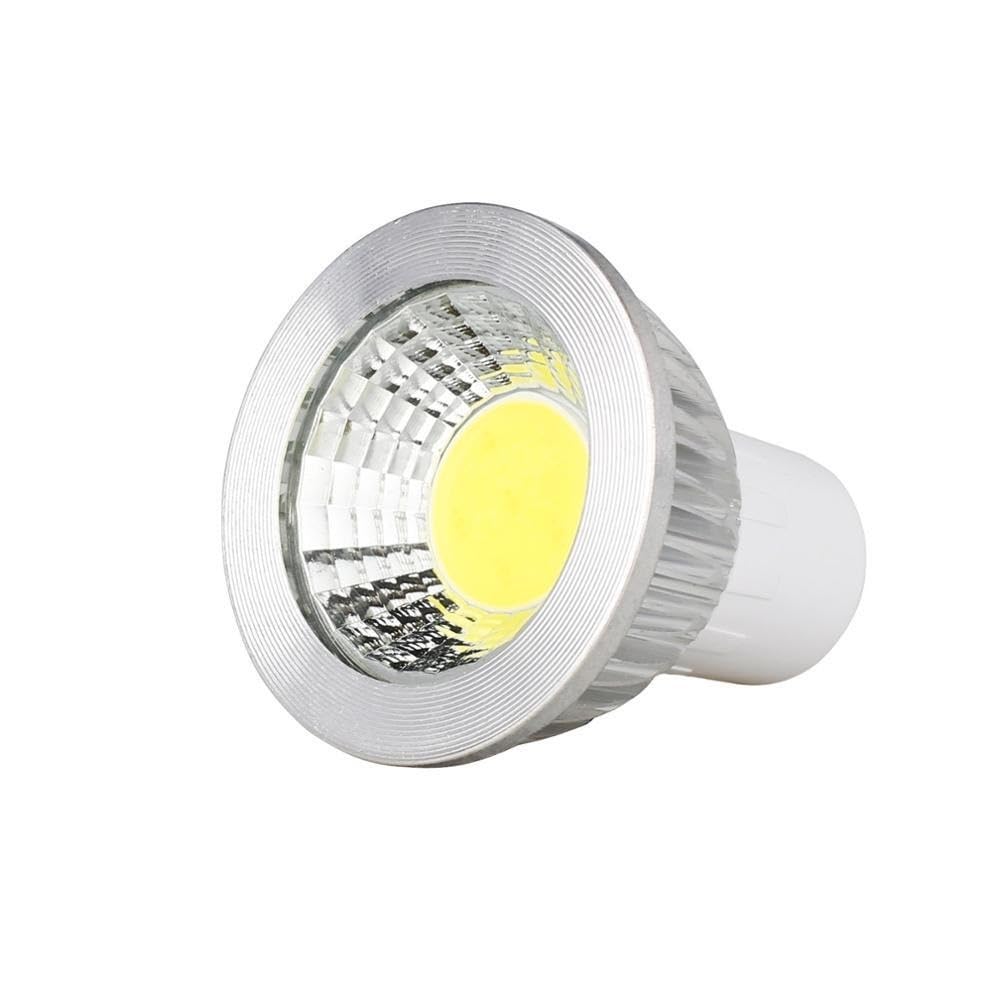 YSJX Lighting, Confezione da 15, faretti LED COB AC220V GU10 3W/5W/7W faretti di illuminazione dimmerabili(Warm White,7W)