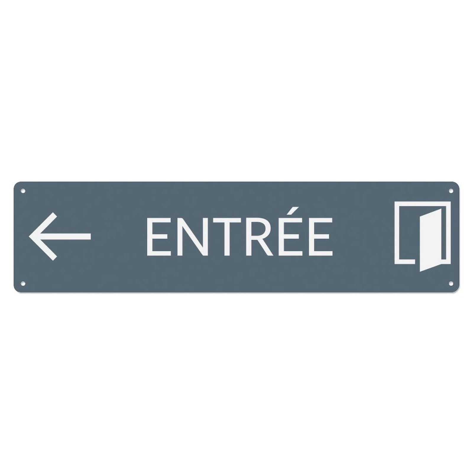 Okahys 4X16inch(10X40cm) Entree Left Arrow Indicator Metal Tin Sign