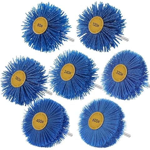 Tioncy 7 Pcs Nylon Wheel Brush Set Cover