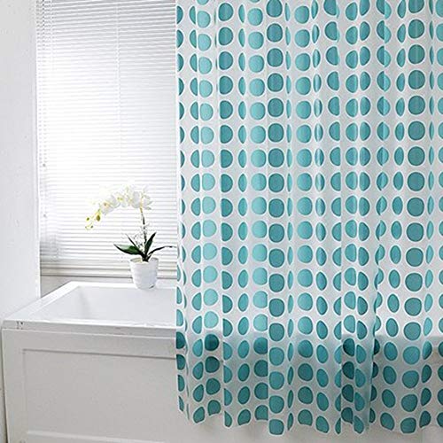 Rideau de douche imperméable PEVA épais opaque pour salle de bain