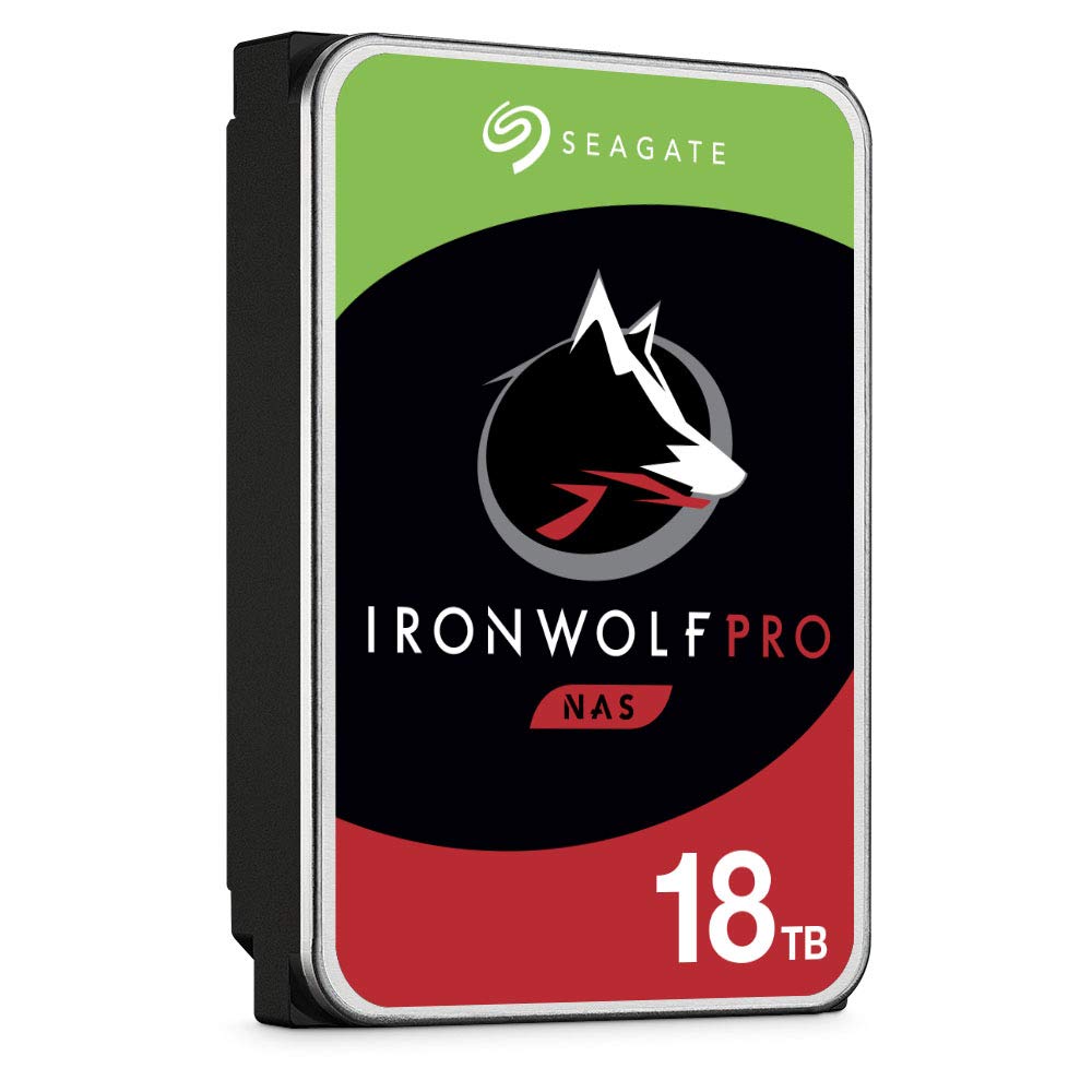 Seagate IronWolf PRO 18TB Interne Festplatte CMR 3.5 Zoll SATA III 256 MB, ST18000NE000 (Ricondizionato)