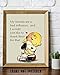 My Friends Are Bad Influence Funny Wall Art Poster - Sarcastic Charlie Brown Quotes Wall Art Decor for Home, Office, Studio, Living Room, Bedroom or Kitchen (Whimsical, 8 x 10 inches)