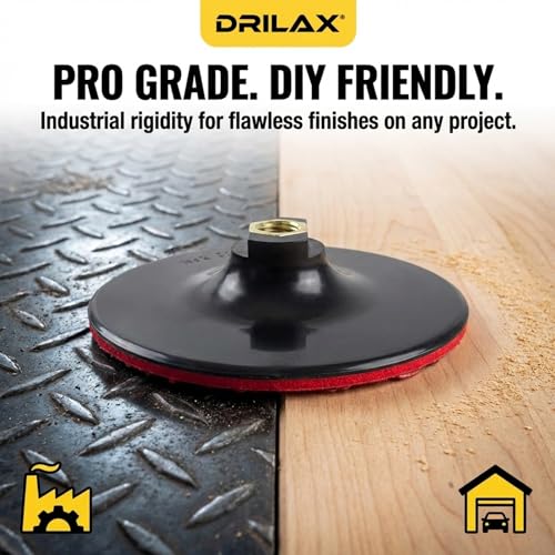 Almohadilla de lijado angular de 5 pulgadas para sustituir platos desgastados en Dewalt 3