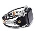 Produktbild YISPIRIN Armband Kompatibel mit Apple Watch 42mm 44mm, echtes Leder, Ersatzarmband kompatibel mit Apple Watch SE Serie 6, Serie 5/4 (44mm), Serie 3/2/1 42mm (Schwarz)