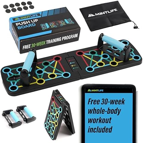 Mintlife Push Up Board with Training Program Cover