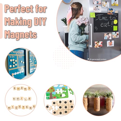 Image of Mr. Pen- Self Adhesive Magnet Dots, 240 pcs, Flexible and Extra Thin