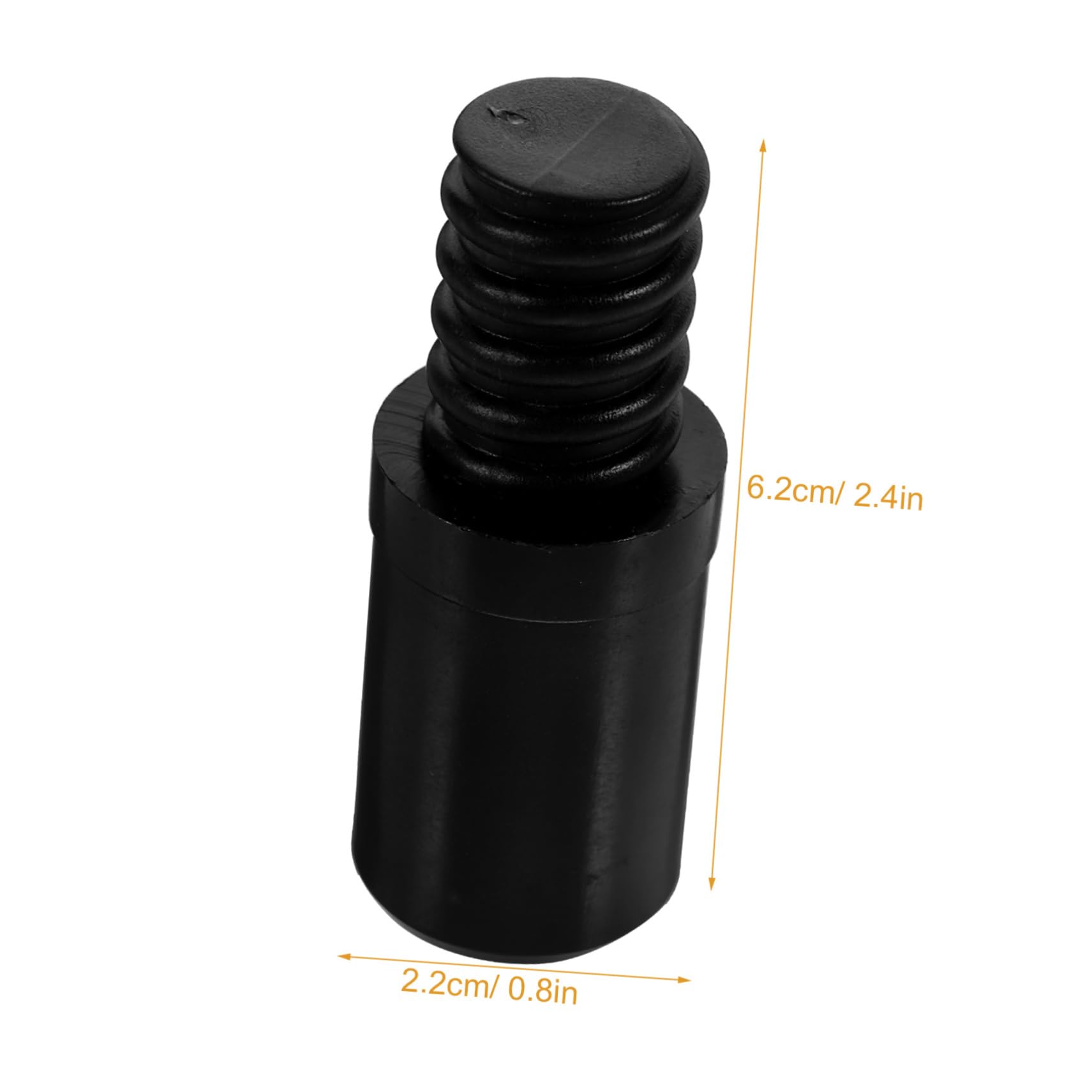 HOODANCOS Handle Tips for Poles Threaded Tip Repair Kit Replacement Extension Pole Adapter Made from Plastic Material