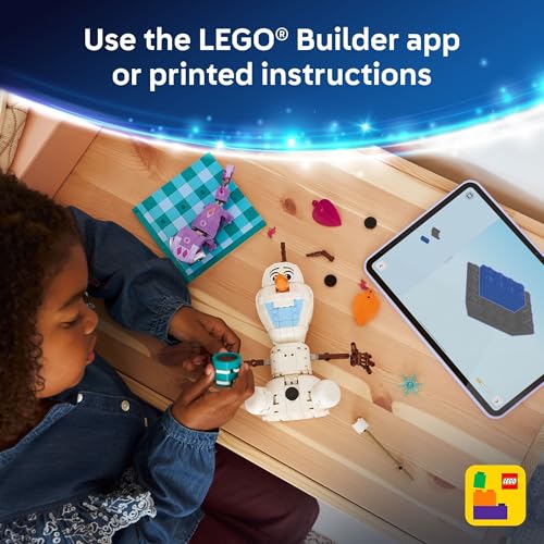Image of LEGO Disney Frozen Olaf and Bruni's Picnic Fun Building Toy - Frozen Toys for Girls & Boys, Ages 7+ - Disney Gifts for Kids & Fans - 43287