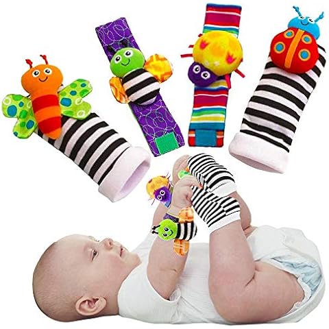 Baby Infant Rattle Socks Toys 3-6 to 12 Months Girl Boy Learning Toy Cover