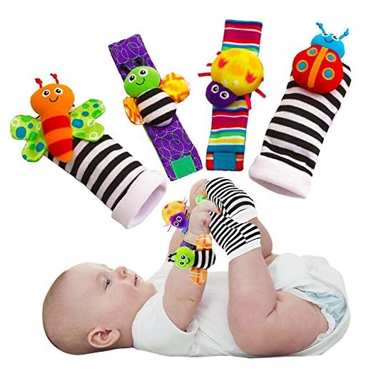 Baby Infant Rattle Socks Toys 3-6 to 12 Months Girl Boy Learning Toy